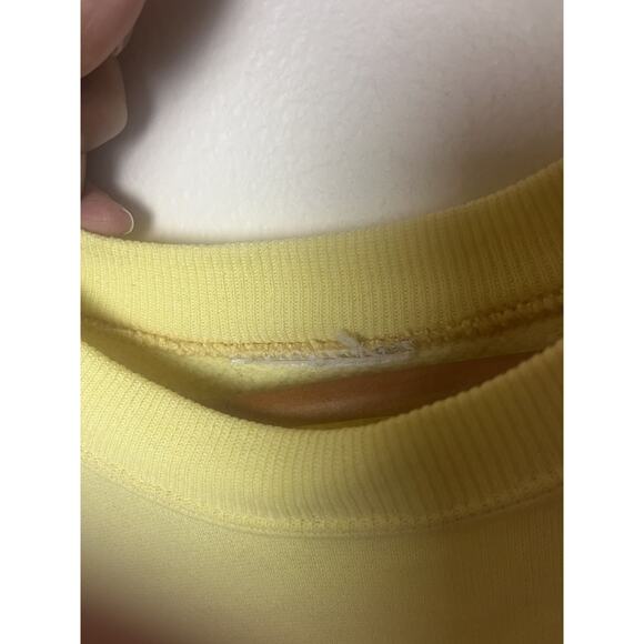 Vintage 80’s Honolulu Hawaii Tops Short Sleeve Surf Sweatshirt Sz Medium Yellow - Picture 8 of 8